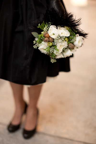 bride and bouquet